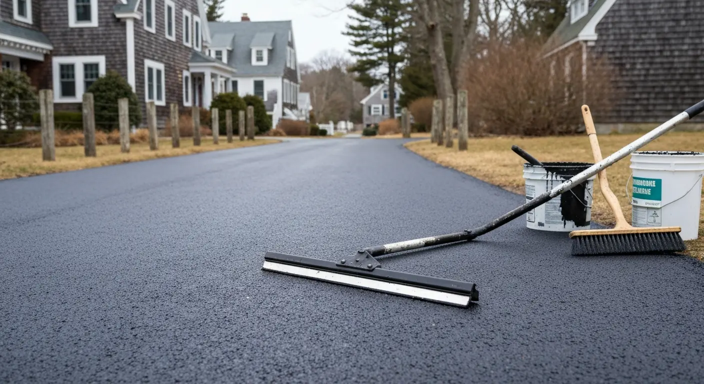 Asphalt sealing maintenance
