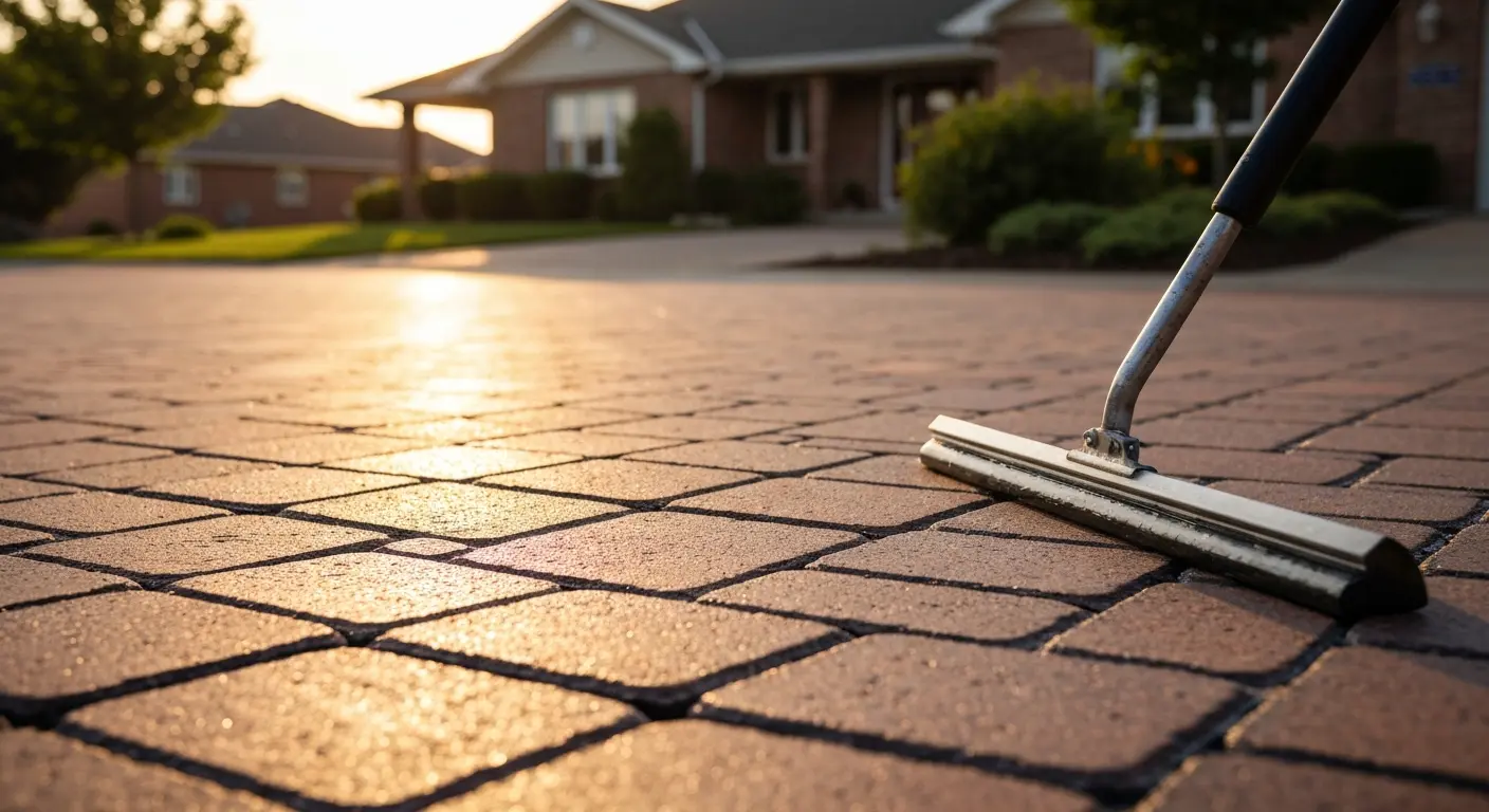 Sealed interlock pavers