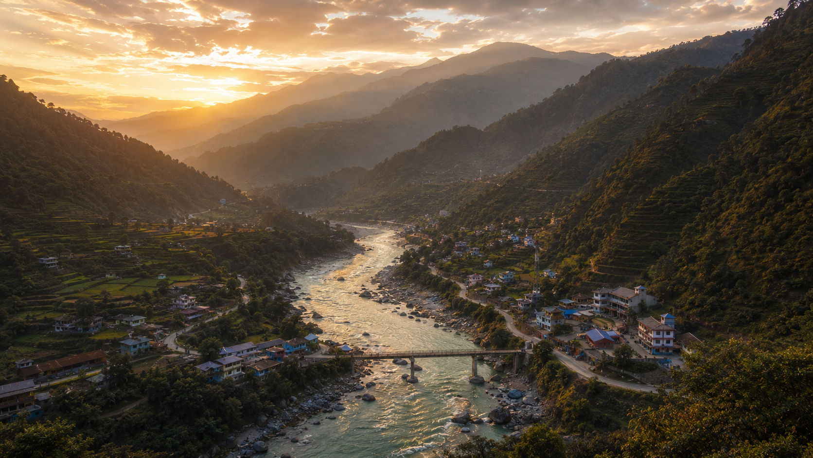 Sarangkot landscape