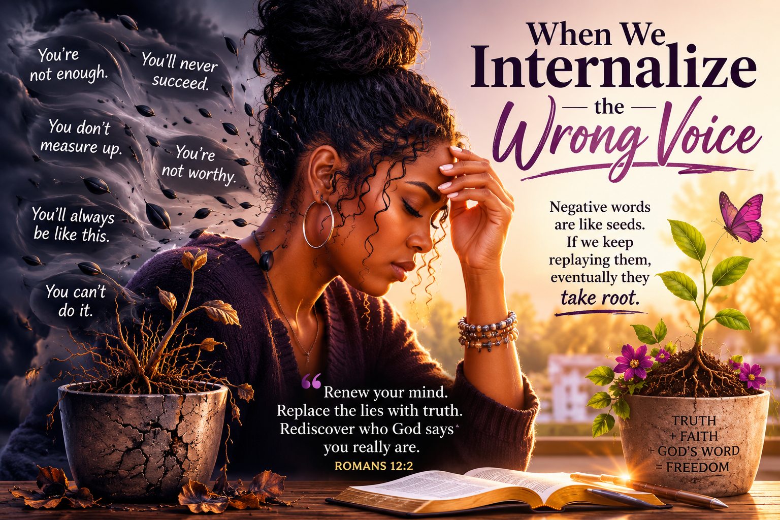 When we internalize the wrong voice