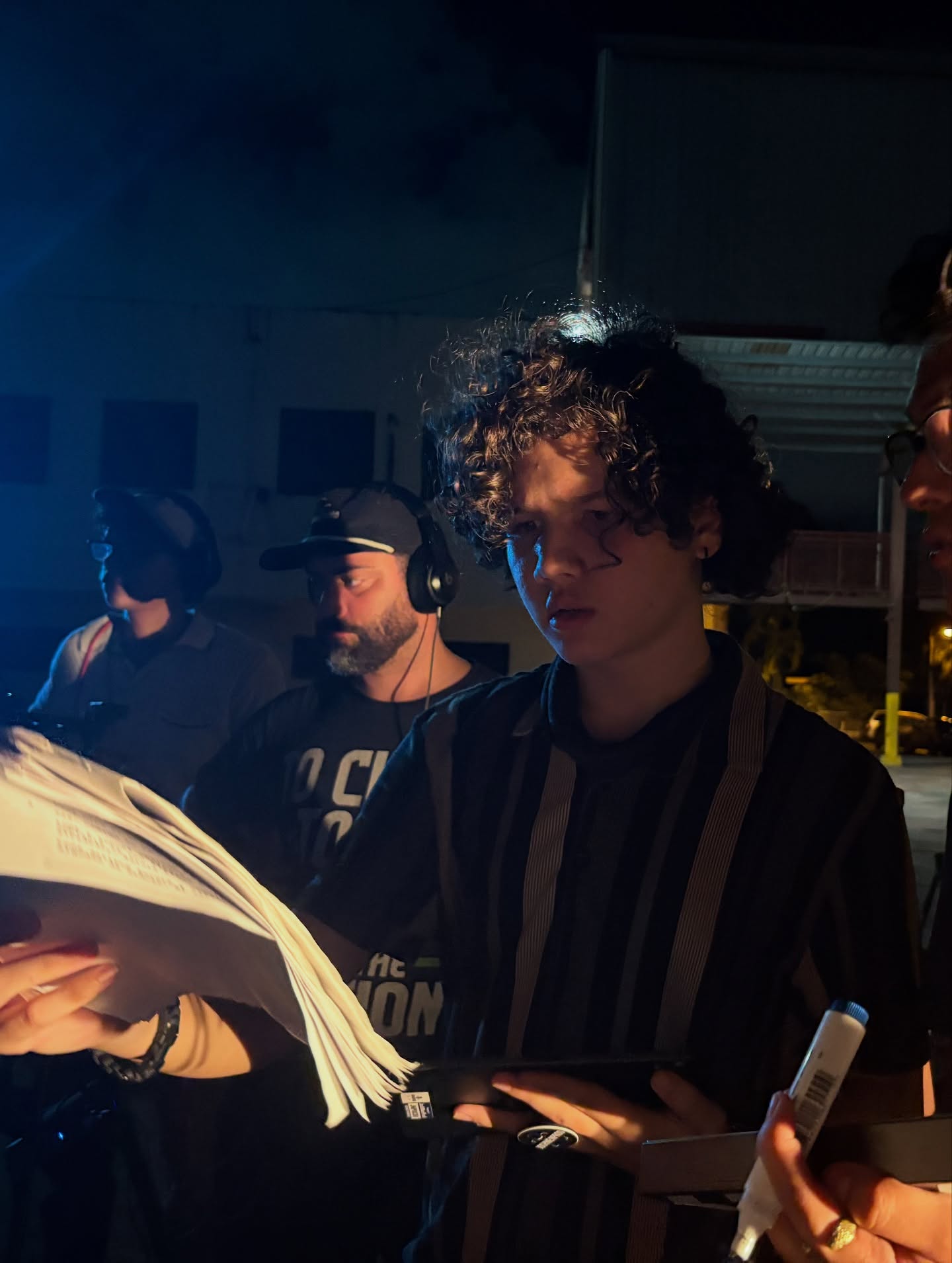 Jaykob Peña Mercado - On Set