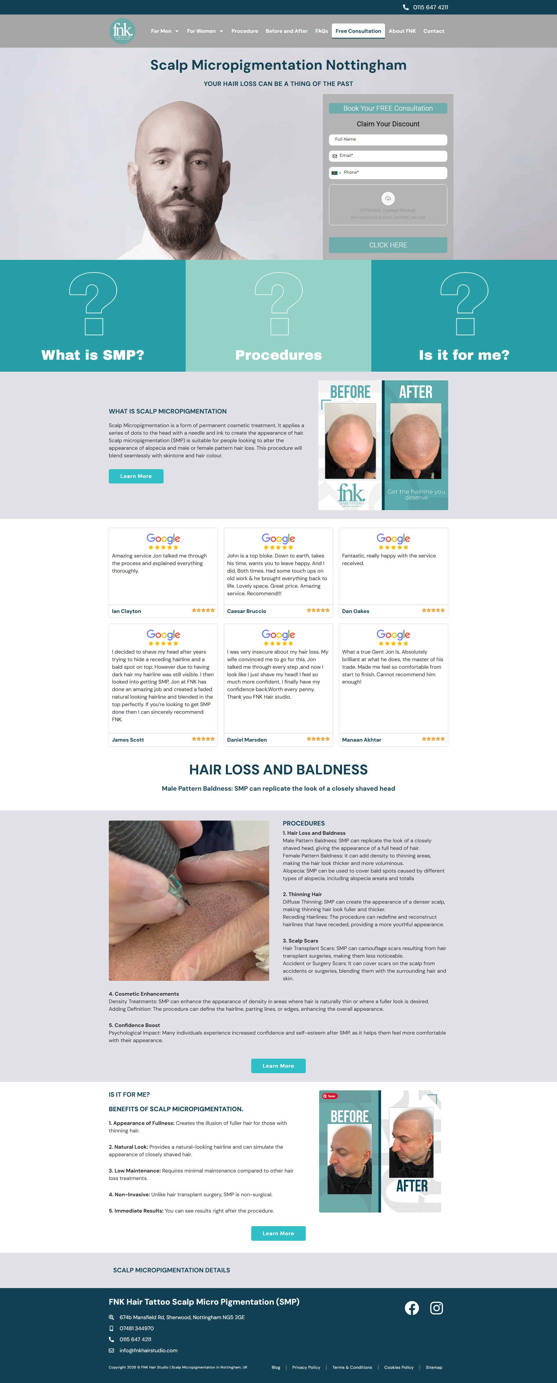 Website design portfolio example