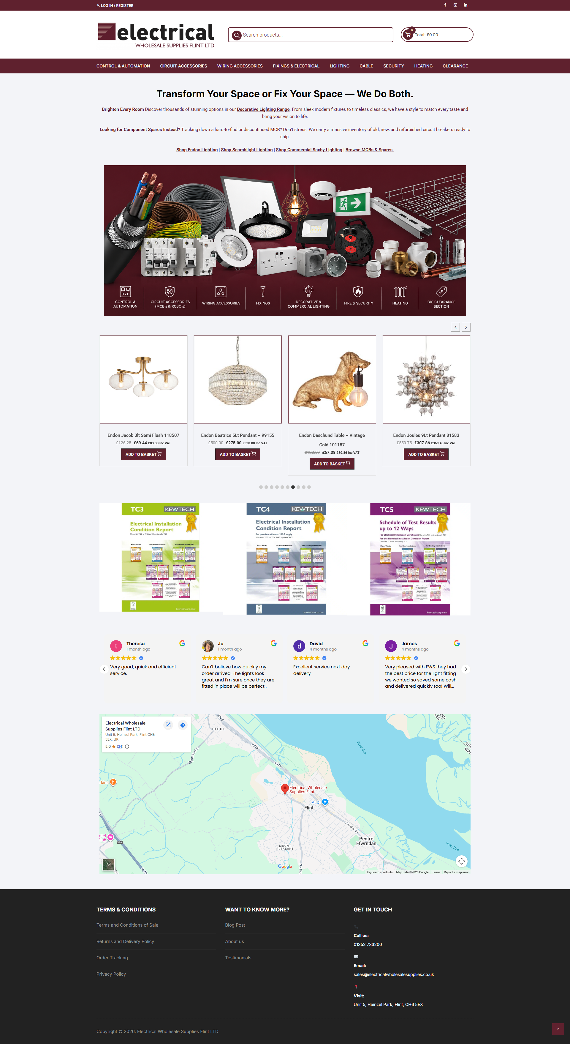 Website design portfolio example