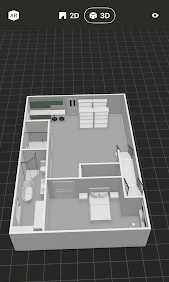 3D room design model