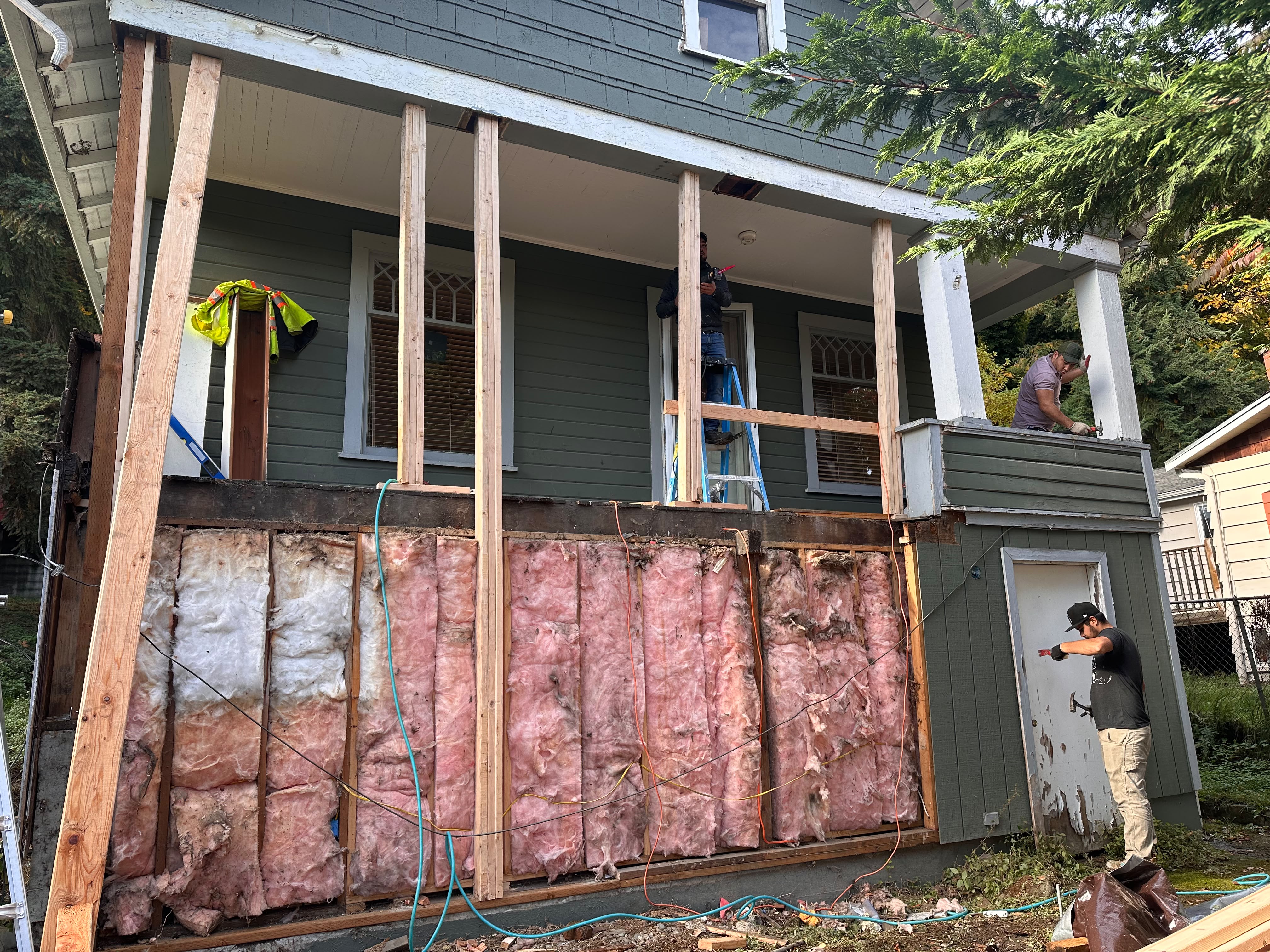 Large home remodeling project by Banegas Construction Consultants