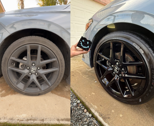 Before and After Car Detailing at Visalia, CA
