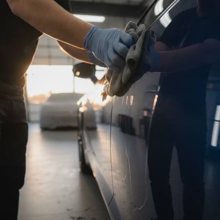 Paint protection film installation on vehicle in Charlotte NC