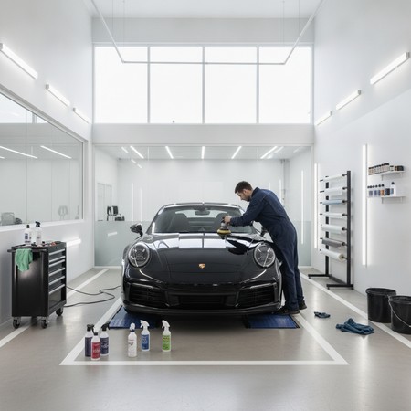 Paint protection film installation on vehicle in Charlotte NC