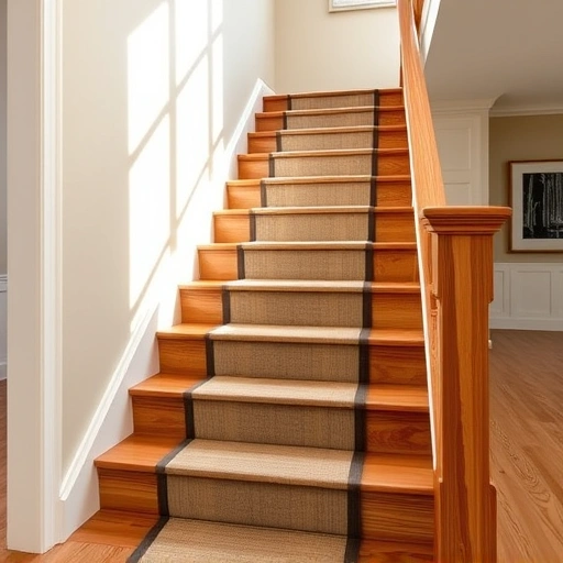 Stair nose installation in Darien IL highlights high-quality hardwood craftsmanship in a modern interior setting.