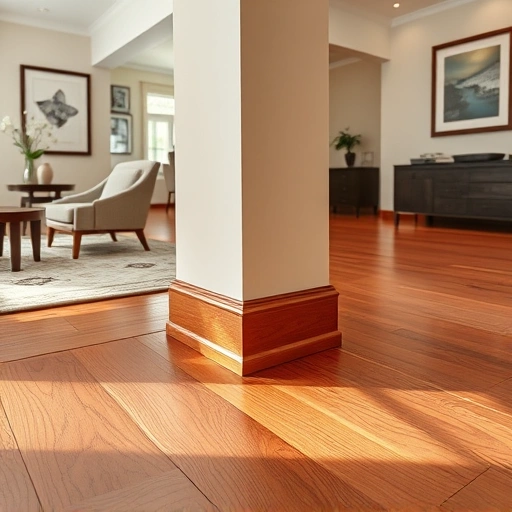 Quarter round installation in Darien IL showcases detailed woodwork, smooth finish, and elegant interior decor.