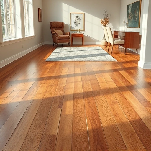 Stunning hardwood flooring installation in Westmont IL with rich tones, intricate grains, and stylish decor accents.