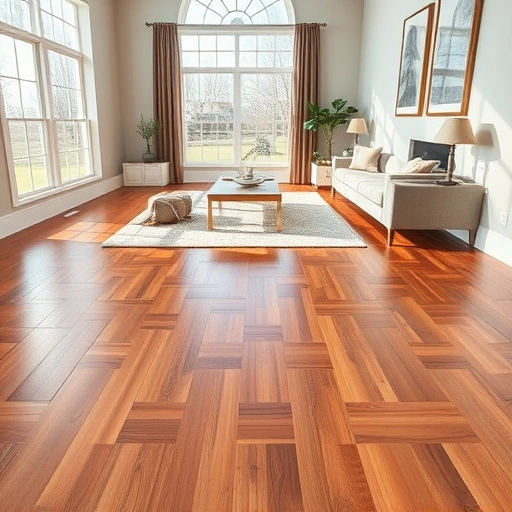 Sleek hardwood and modern tile flooring in Schererville IN with elegant windows and stylish decor creating a warm atmosphere.