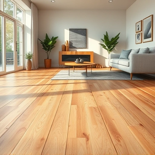 Completed underlayment installation in Darien IL with smooth hardwood floor, showcasing texture and craftsmanship.