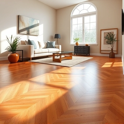 Spacious living room in Glen Ellyn, IL with elegant hardwood floors, natural light, and stylish decor.