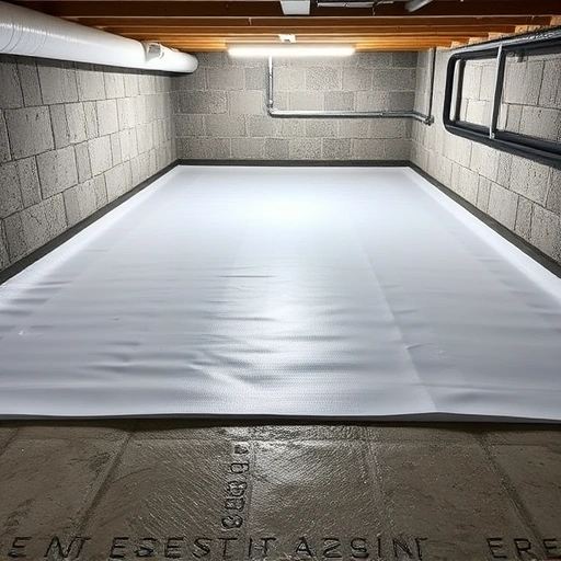 Seamless moisture barrier installation in a clean Darien IL crawl space, highlighting precision and professionalism.