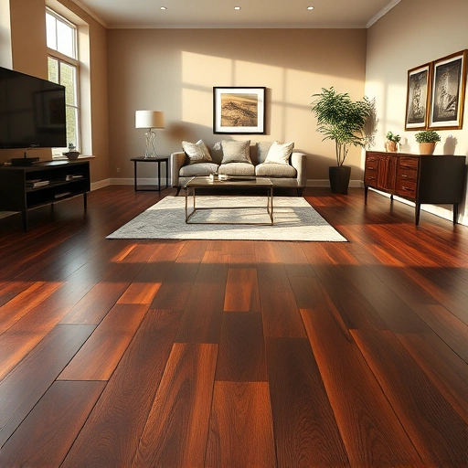 Engineered hardwood flooring in a spacious Darien IL living room with stylish decor and natural lighting.