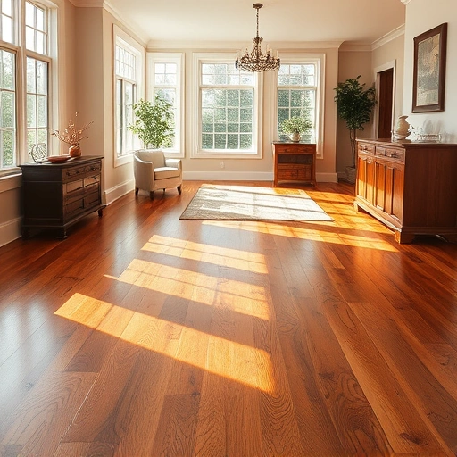 Spacious room in Darien IL with gleaming hardwood floors, large windows, and elegant decor creating an inviting atmosphere.