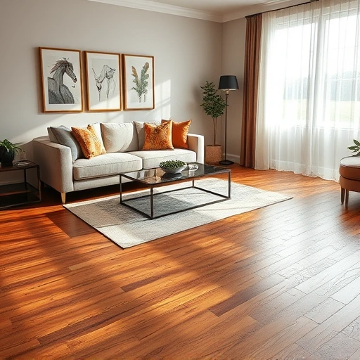 Beautifully designed living room in Schererville IN featuring hardwood flooring, elegant furnishings, and natural light.