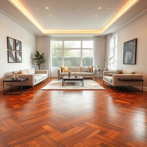 Spacious Chicago living room with polished hardwood floors, stylish furniture, and natural light highlighting decor.