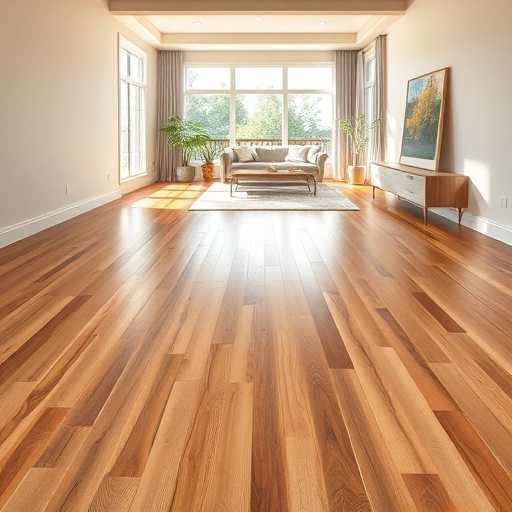 Stunning hardwood flooring installation in Glen Ellyn IL featuring rich tones and seamless plank transitions.