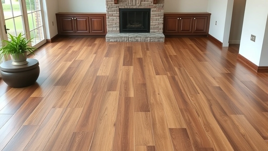 Flooring in Schererville, IN showcasing modern styles and textures in a well-lit showroom.