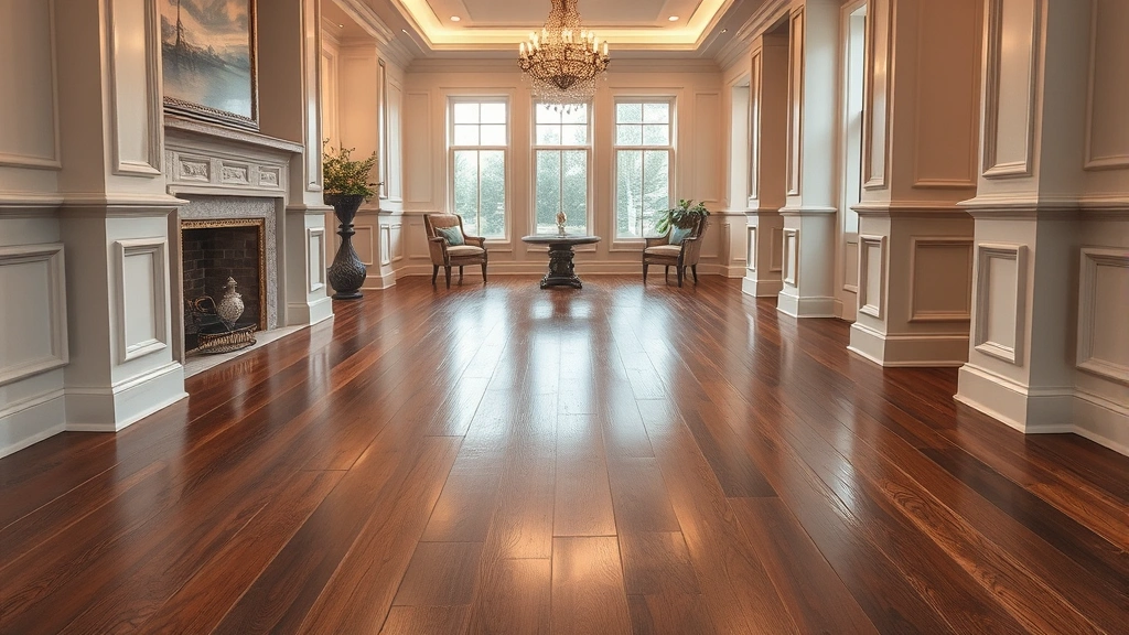 Flooring in La Grange Park, IL showcasing a modern design and warm color palette.