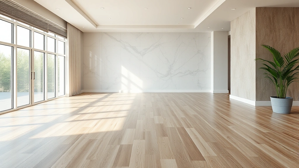 Flooring installation in a modern home in Plainfield, IL.