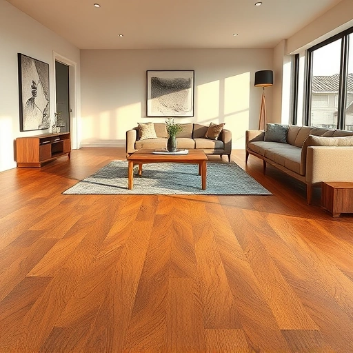 Spacious living room in Frankfort, IL with elegant hardwood floors, minimalist decor, and natural light.
