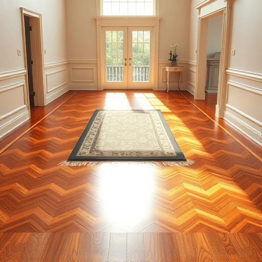Spacious Westmont IL room with glossy hardwood floors, elegant trim, and natural light creating a warm atmosphere.