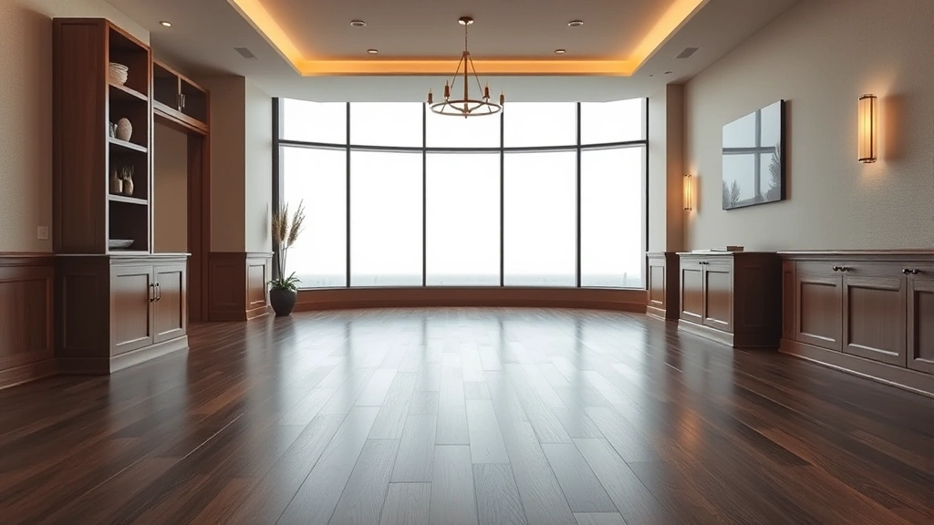 Flooring installation in Kenosha, WI showcasing hardwood and carpet options.