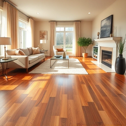 Spacious living room in Burr Ridge, IL with elegant hardwood floors, stylish furniture, and natural light ambiance.