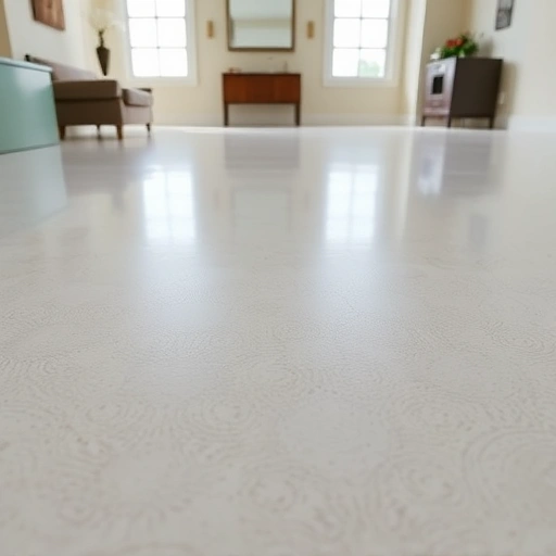 Self-Leveling Underlayment Installation in Darien IL showcasing smooth surface, precise edges, and clean interior decor.