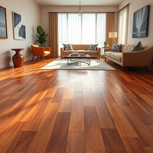 Beautiful hardwood and tile flooring in Naperville IL, showcasing intricate patterns and stylish interior design elements.