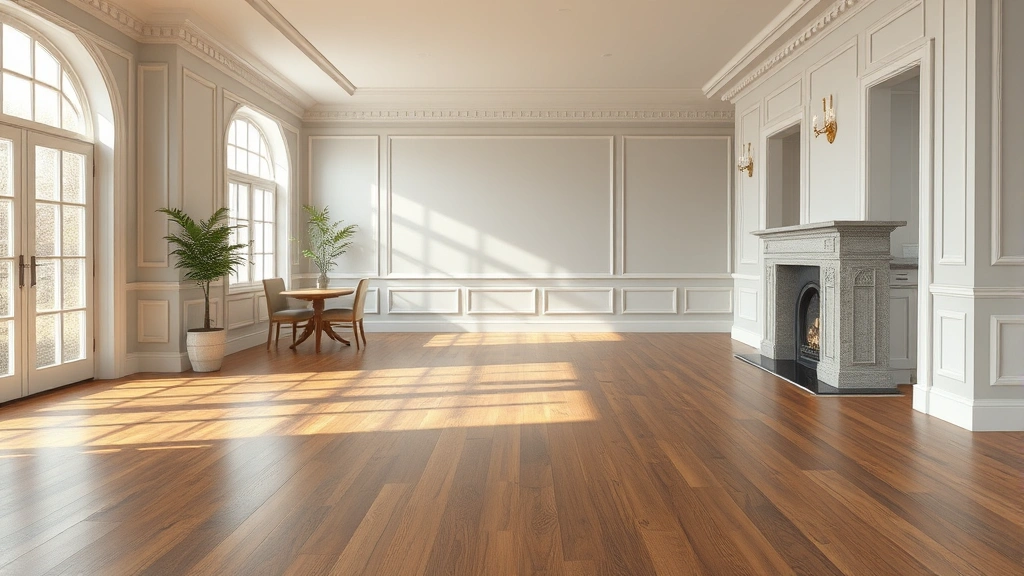 Flooring in Hinsdale, IL showcasing a modern design with warm tones and natural wood textures.