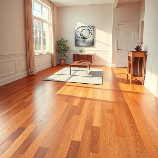 Spacious living room in Hammond IN with elegant hardwood floors, modern decor, and warm inviting ambiance.