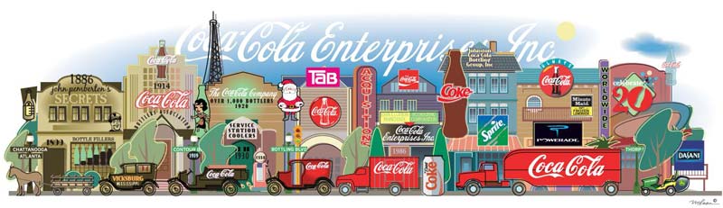 Coca-Cola Enterprises heritage tribute
