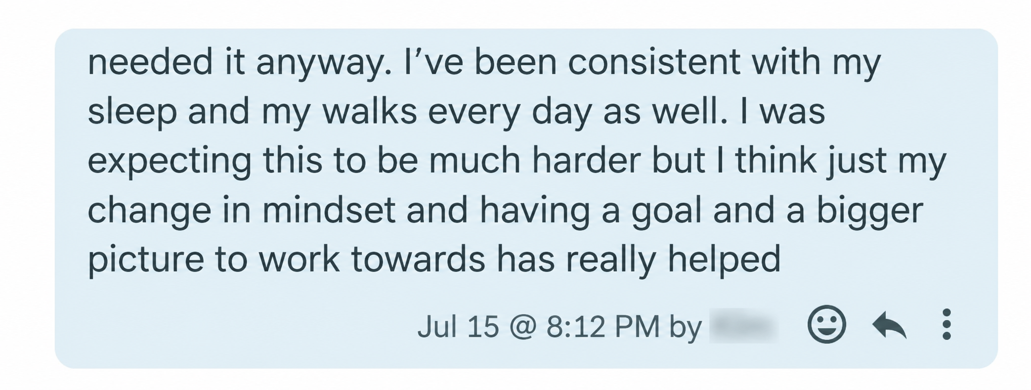 Client win — consistent daily bowel movements after years of severe constipation
