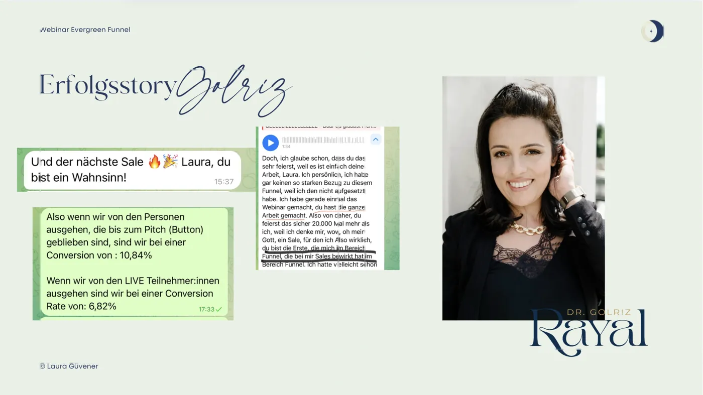 Erfolgsstory Dr. Golriz Rayal