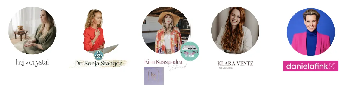 Weitere Kundinnen: hej crystal, Dr. Sonja Stanger, Kim Kassandra Schmid, Klara Ventz Fotografie, Daniela Fink