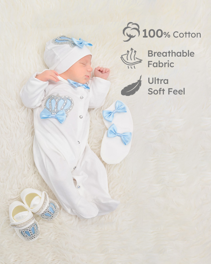 FozyKids layette set — cotton, breathable, ultra soft