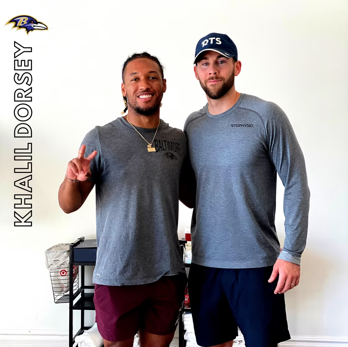 Professional athlete training session