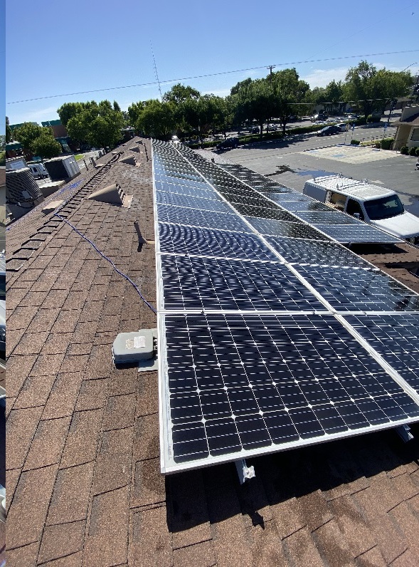 Before Solar Panel Cleaning