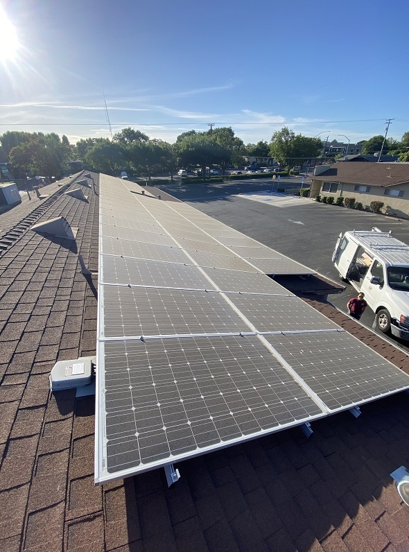 After Solar Panel Cleaning