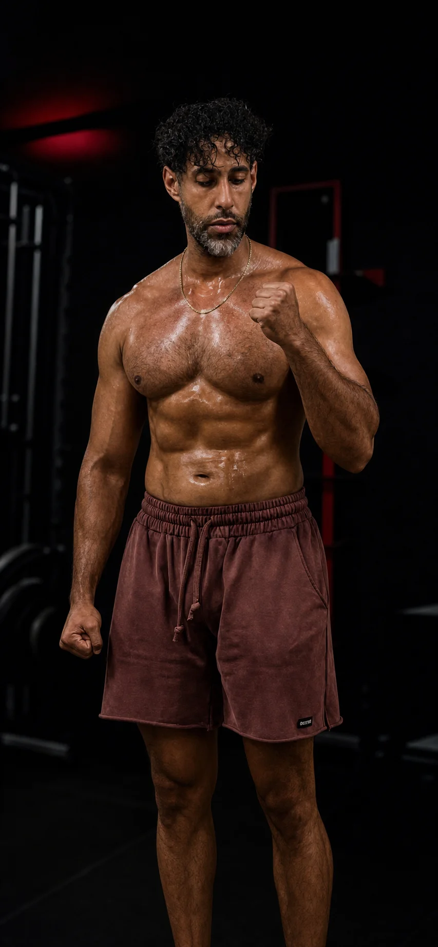 Coach Will training in the gym