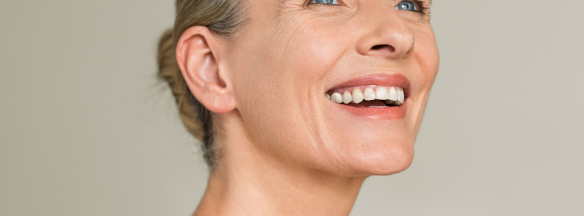 Confident naturally beautiful woman with healthy glowing skin after facial rejuvenation Johannesburg