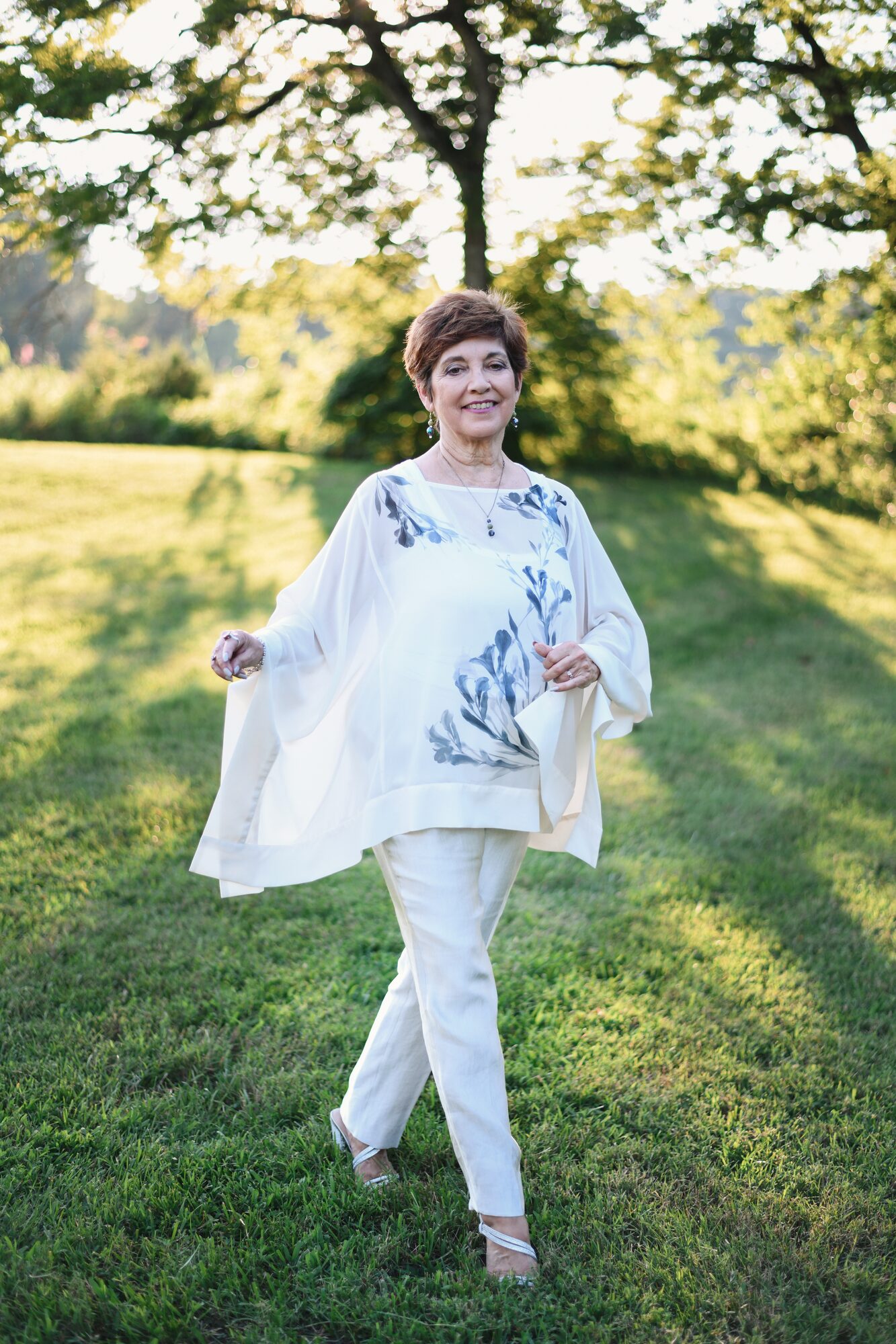 MaryAnn Molloy walking forward
