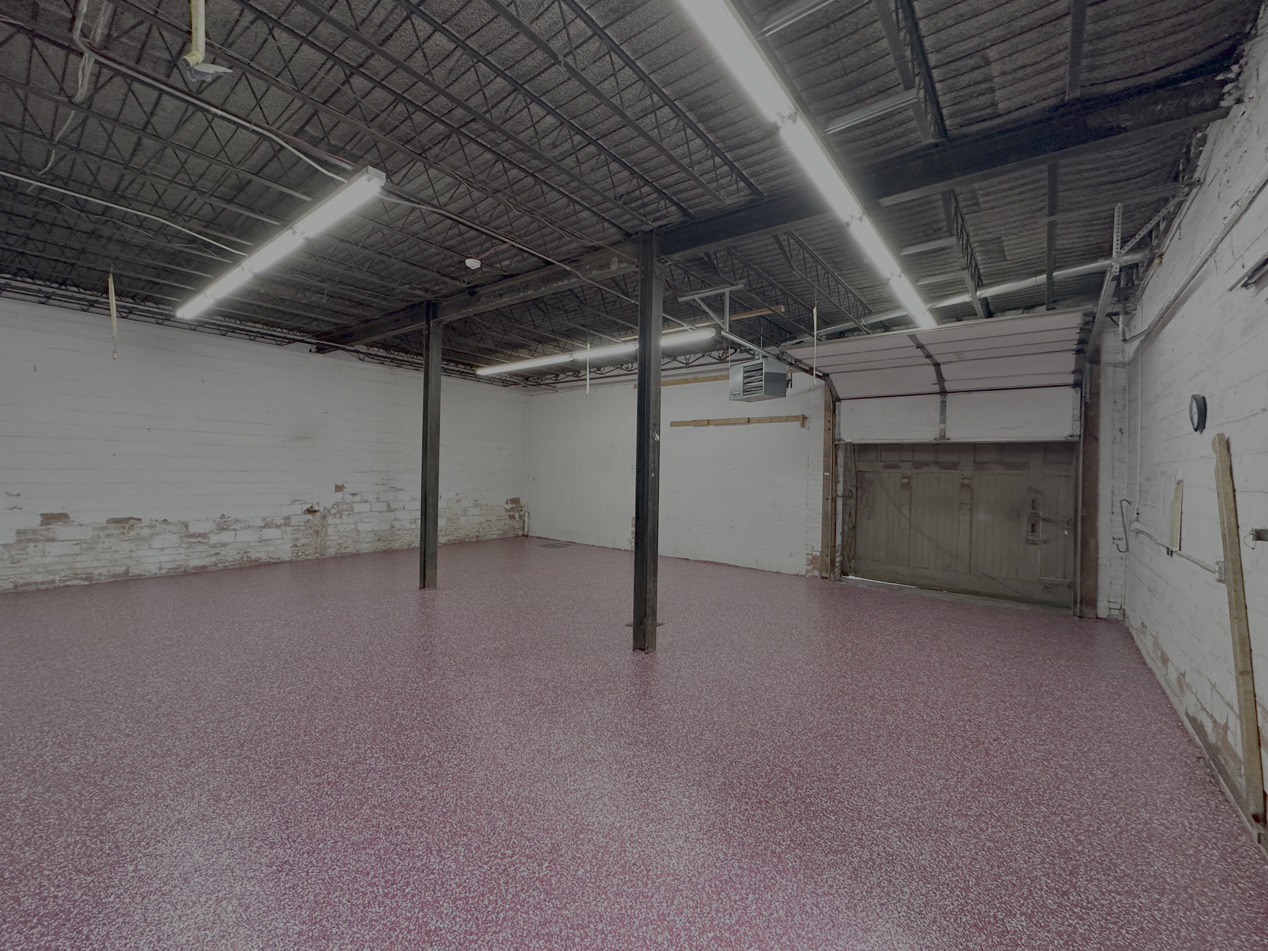Flake Floor Installation — Commercial Space