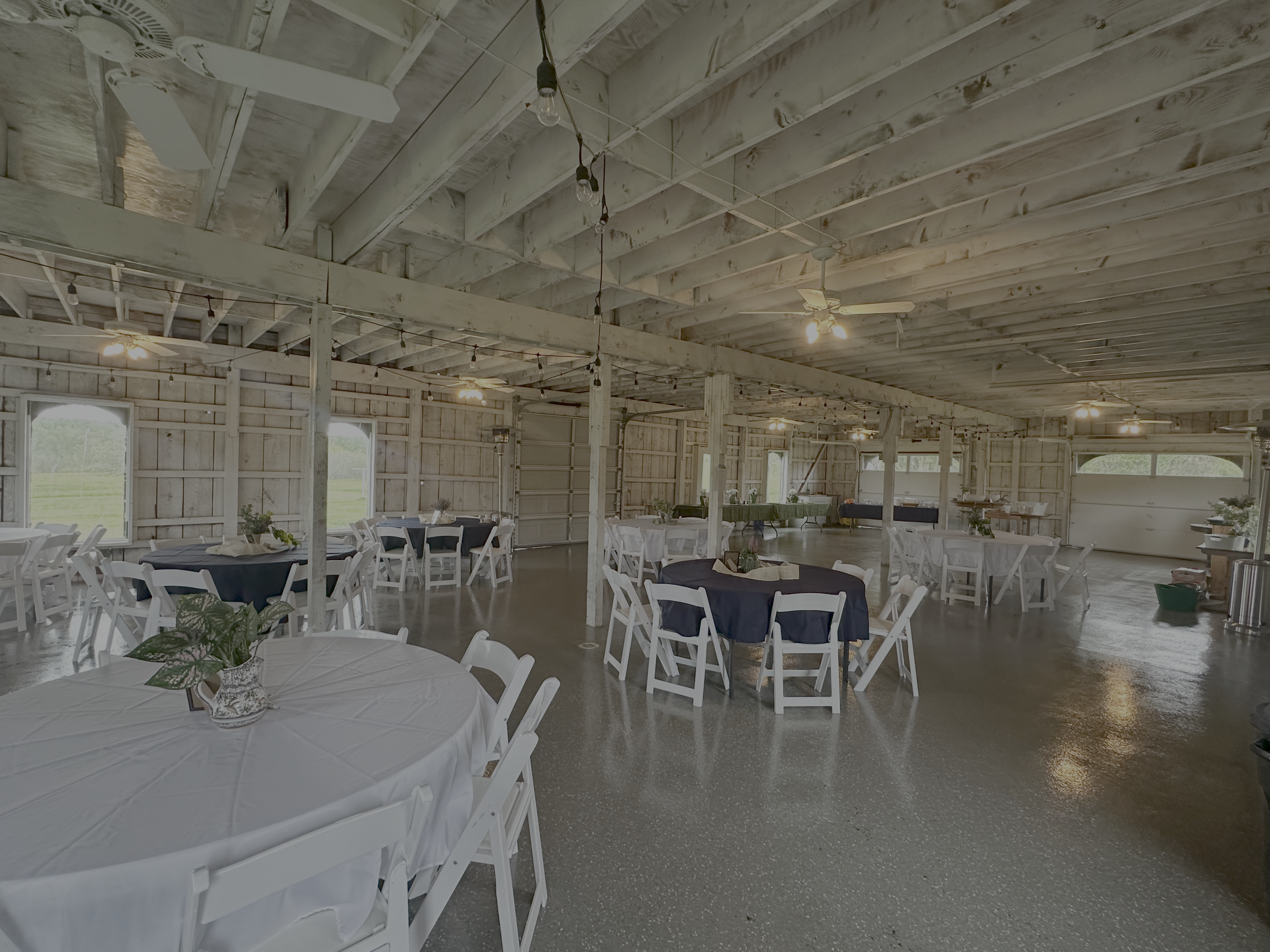 Flake Floor Installation — Commercial Venue Space
