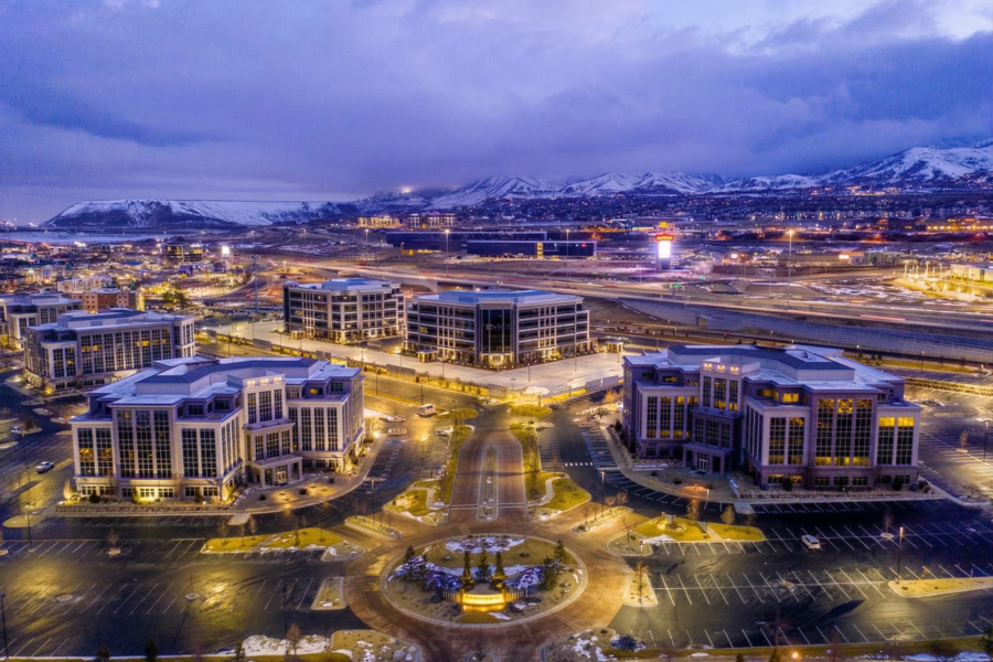 Silicon Slopes Lehi Utah in Winter Silicon Slopes Lehi Utah in Winter