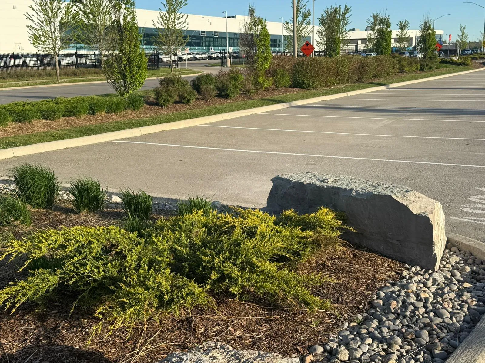 Commercial grounds maintenance, turf mowing, pruning, seasonal cleanups, irrigation, and water truck fleet service for new plantings.